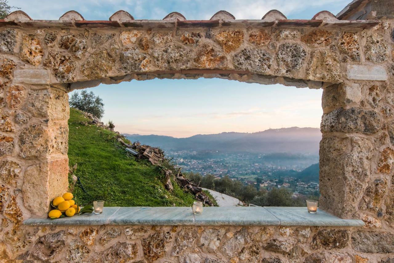 Charming Farmhouse In The Hills, Private Pool, Sea View, Dream Panorama Camaiore Dış mekan fotoğraf