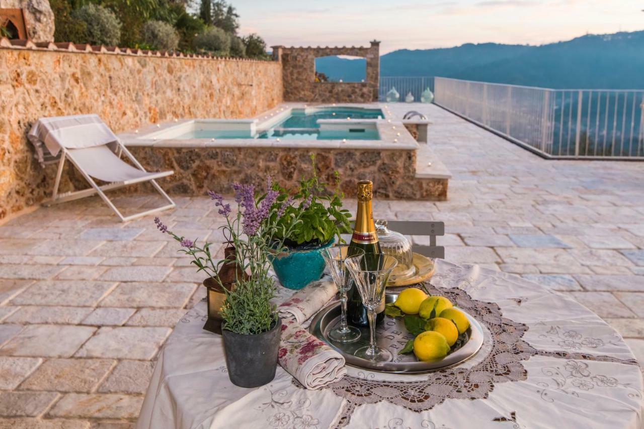 Charming Farmhouse In The Hills, Private Pool, Sea View, Dream Panorama Camaiore Dış mekan fotoğraf