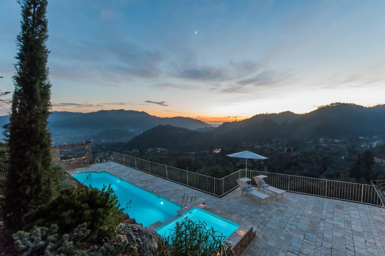 Charming Farmhouse In The Hills, Private Pool, Sea View, Dream Panorama Camaiore Dış mekan fotoğraf