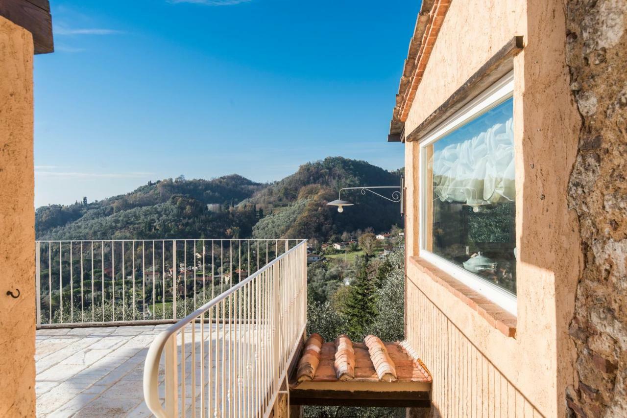 Charming Farmhouse In The Hills, Private Pool, Sea View, Dream Panorama Camaiore Dış mekan fotoğraf