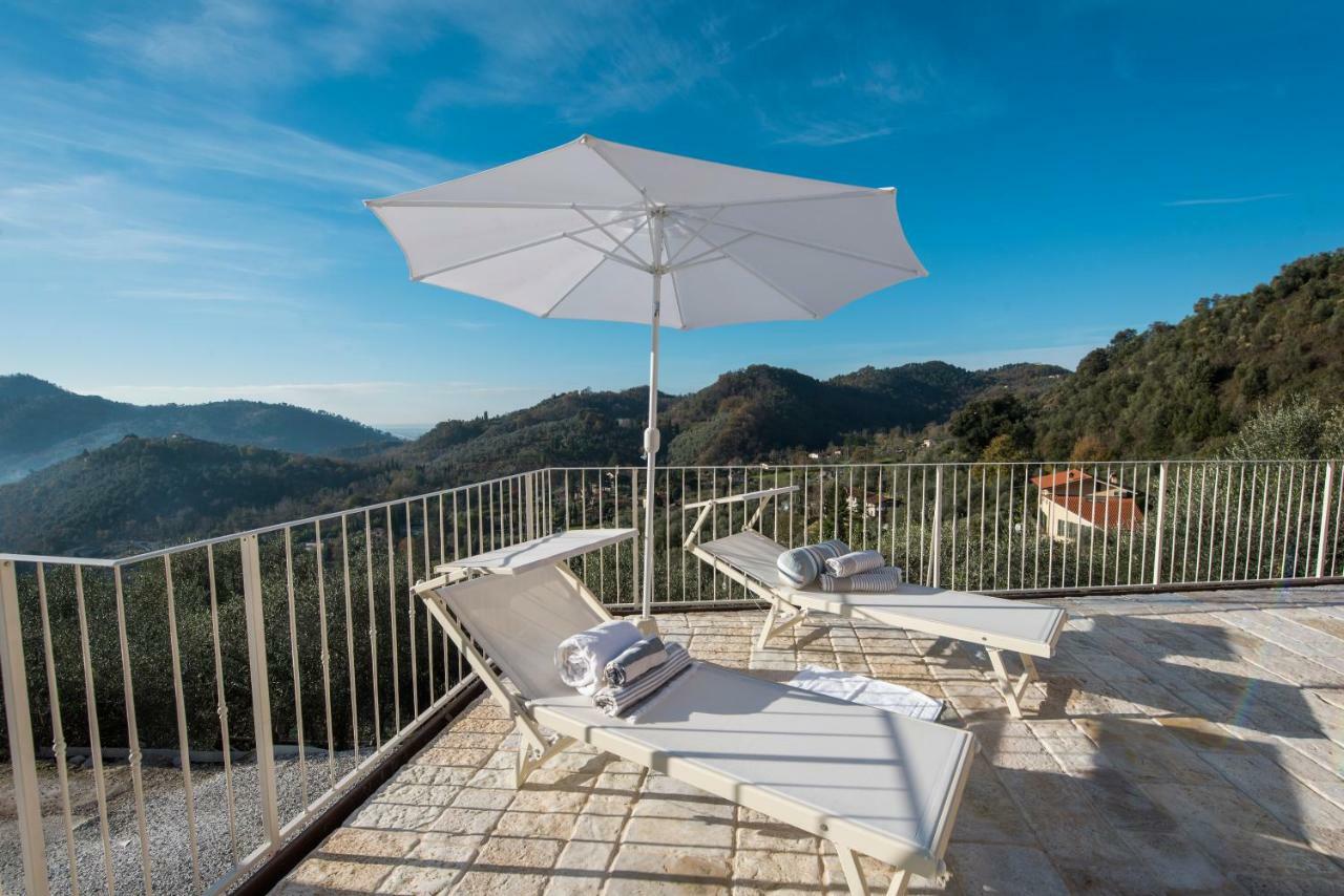 Charming Farmhouse In The Hills, Private Pool, Sea View, Dream Panorama Camaiore Dış mekan fotoğraf