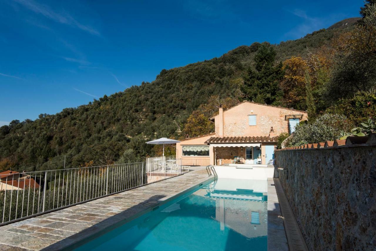 Charming Farmhouse In The Hills, Private Pool, Sea View, Dream Panorama Camaiore Dış mekan fotoğraf
