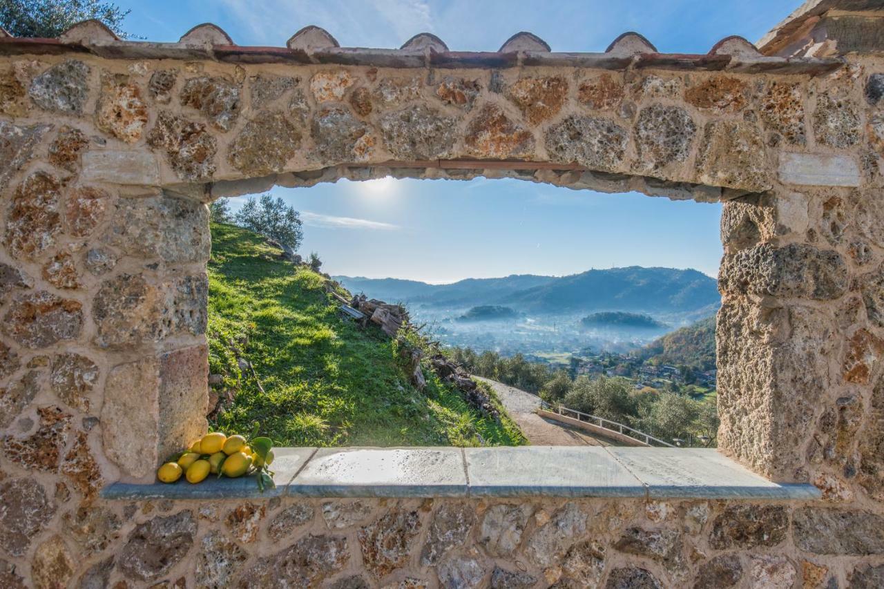 Charming Farmhouse In The Hills, Private Pool, Sea View, Dream Panorama Camaiore Dış mekan fotoğraf