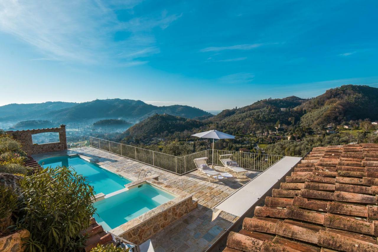 Charming Farmhouse In The Hills, Private Pool, Sea View, Dream Panorama Camaiore Dış mekan fotoğraf